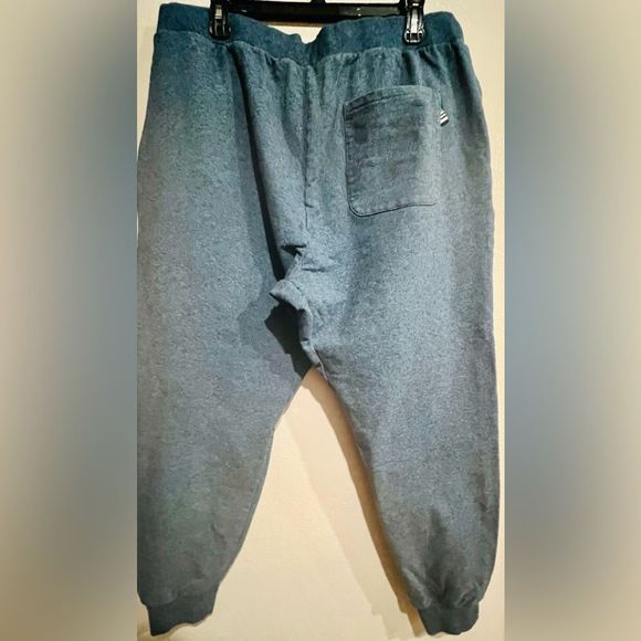 PAPER PLANES Mens Logo Sweatpants Melange Blue XL - Picture 8 of 11